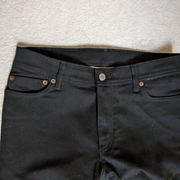 Acne Men's North Stay Black Jeans, 30x32 - Picture 4 of 10